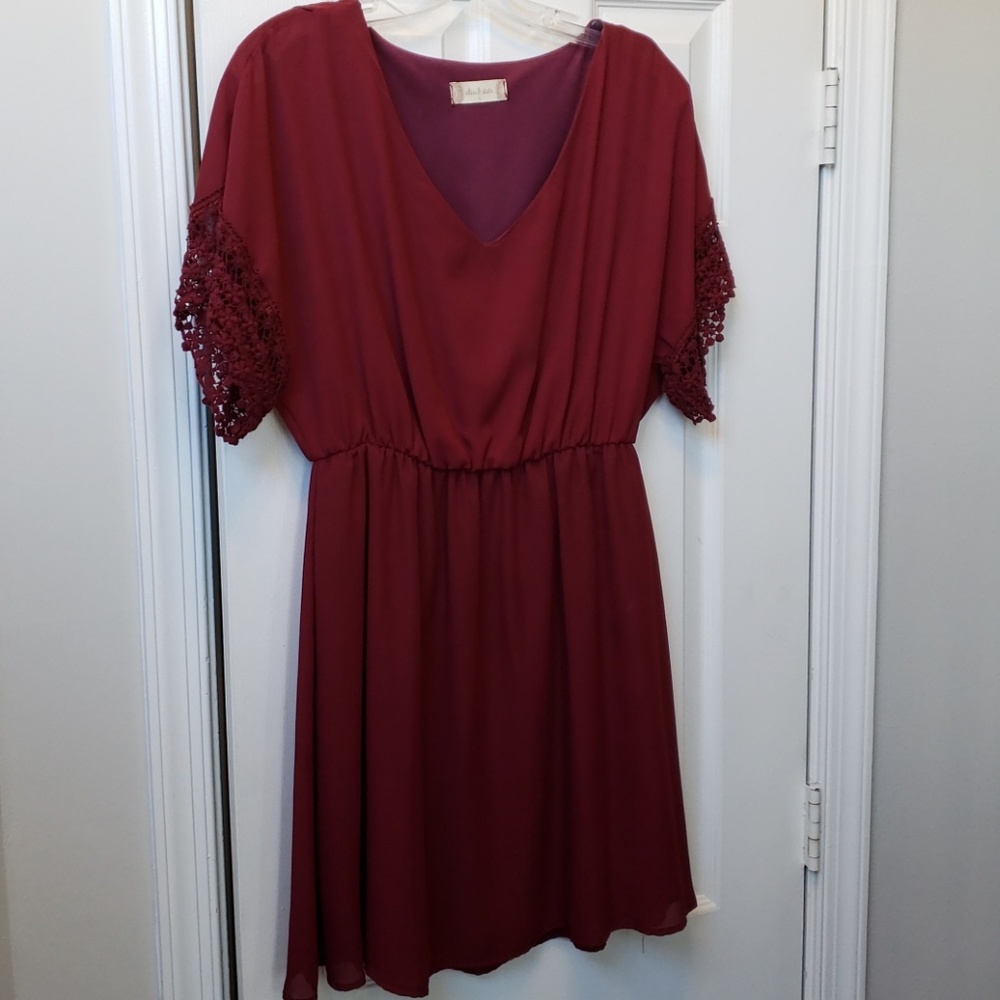 Lace embellished dress from Altar'd State
